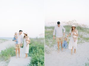 beach family portraits in Charleston SC