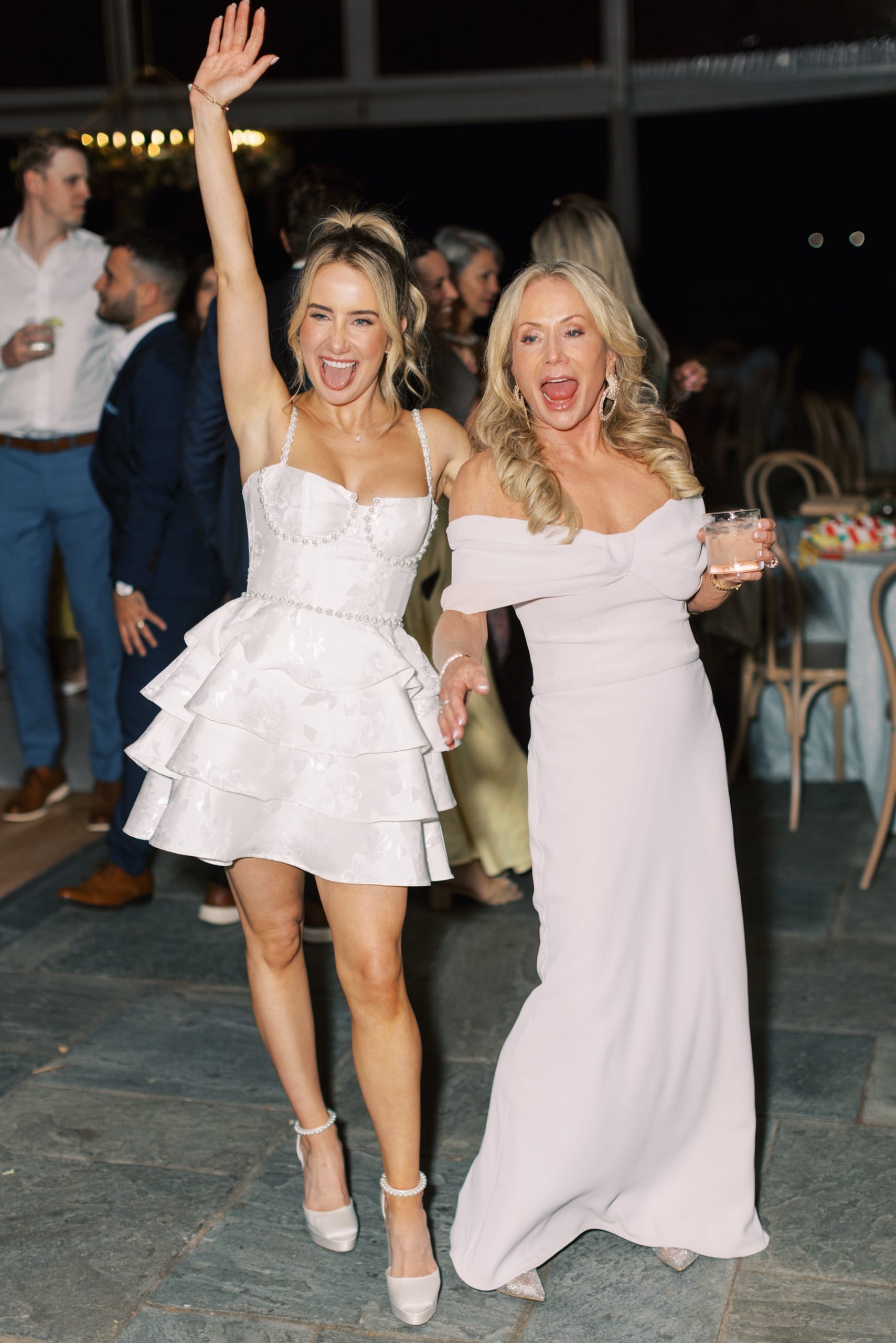 bride in reception dress at Lowndes Grove wedding