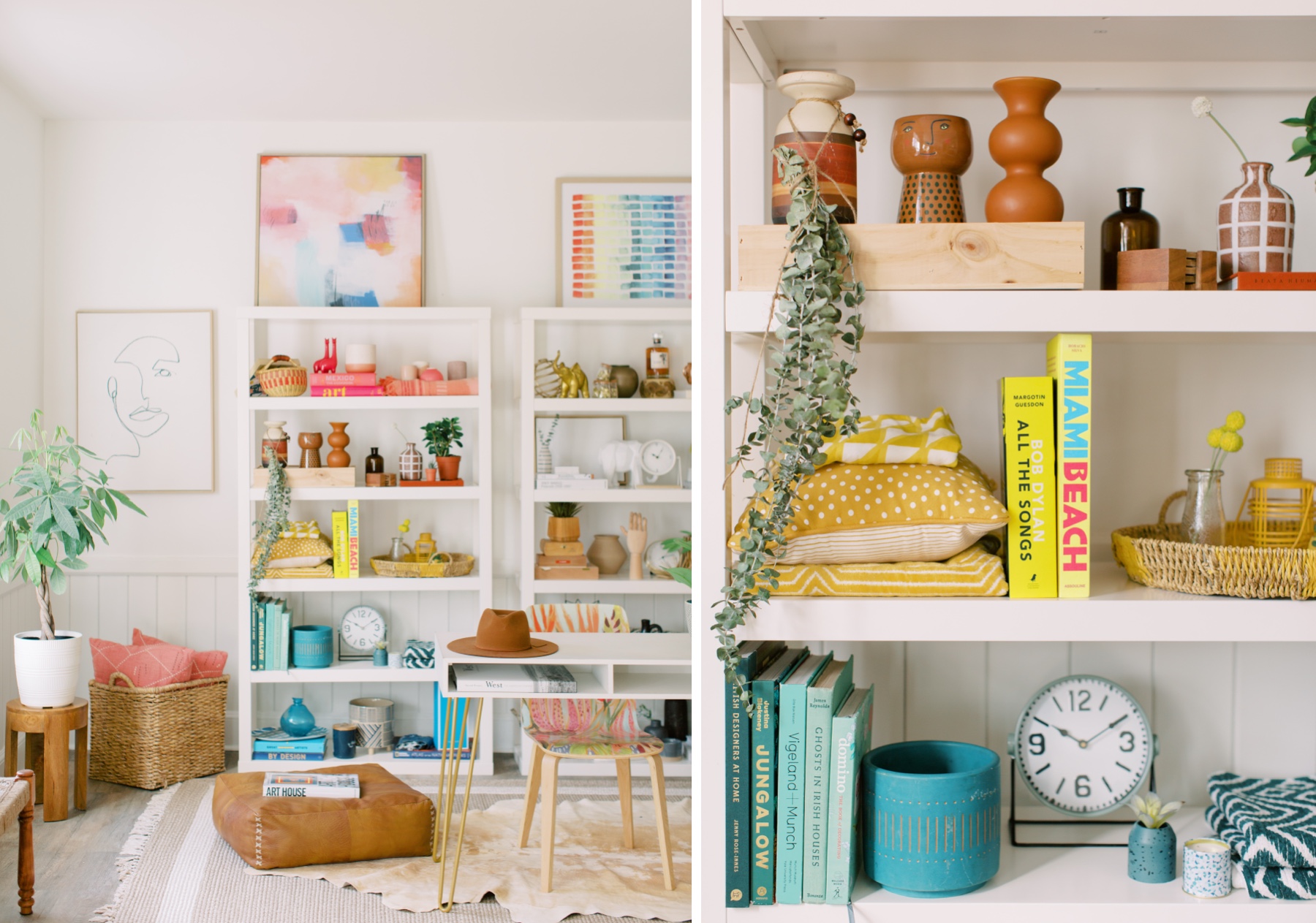 Bright and colorful space in home for real estate branding portraits in Winston-Salem