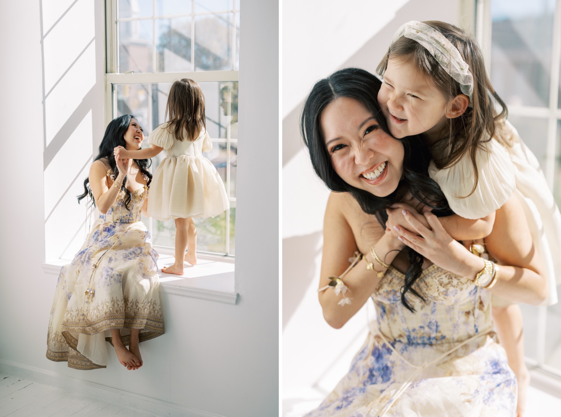 Sweet Mother Daughter Studio Session in Charlotte 