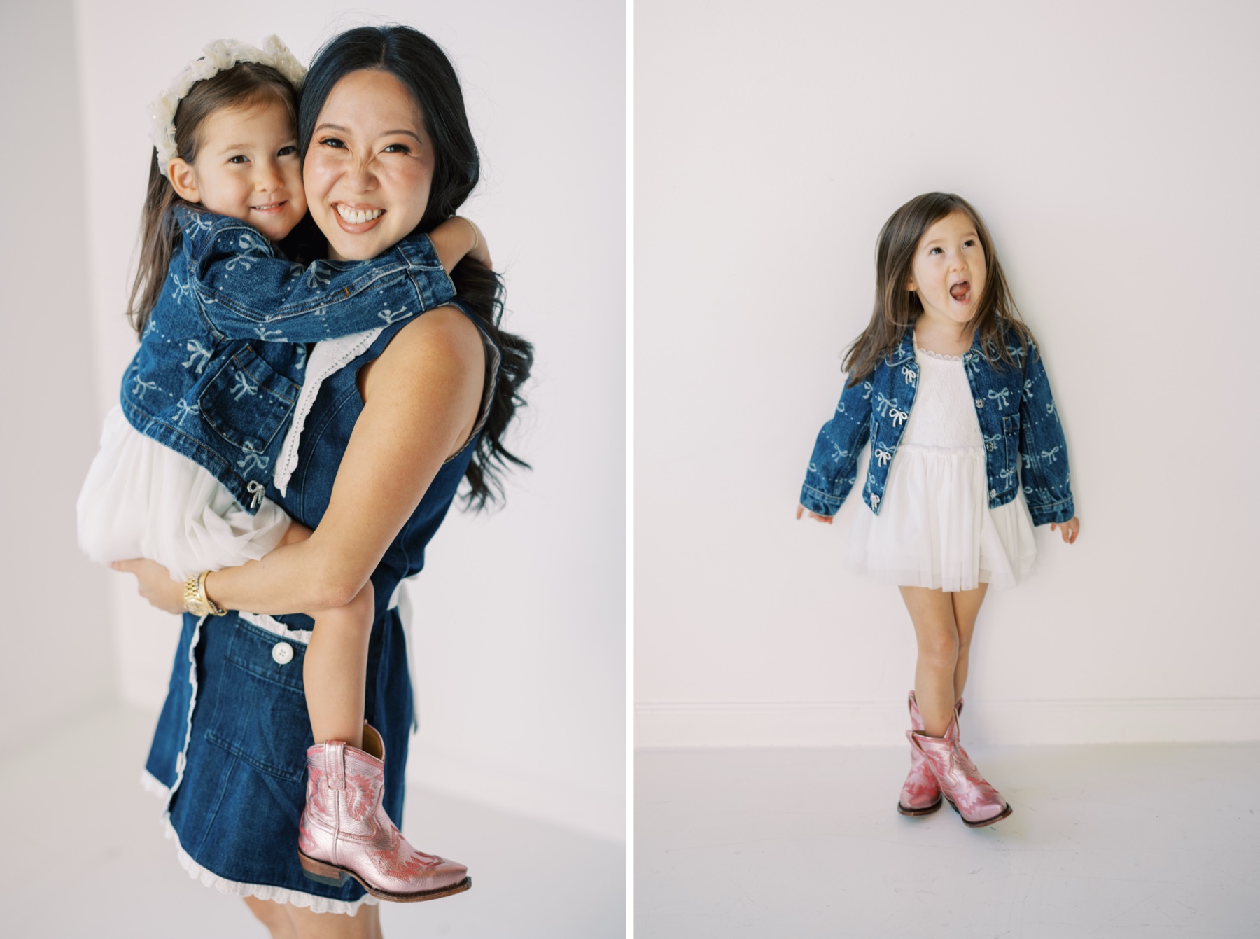 Sweet Mother Daughter Studio Session in Charlotte 