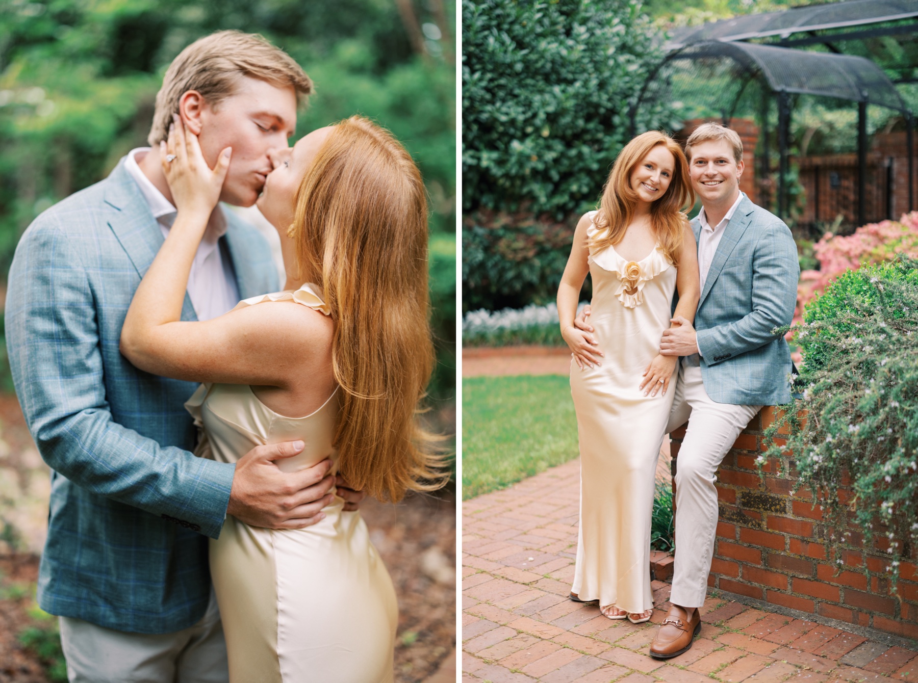 Romantic Spring Engagement Session at Wing Haven Gardens 