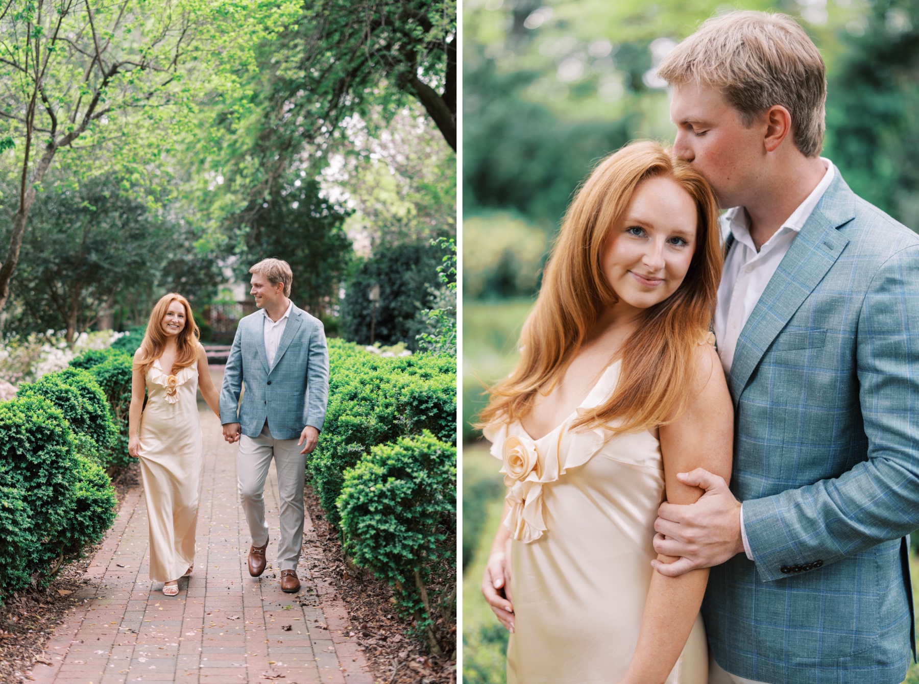 Timeless engagement photos in Charlotte 