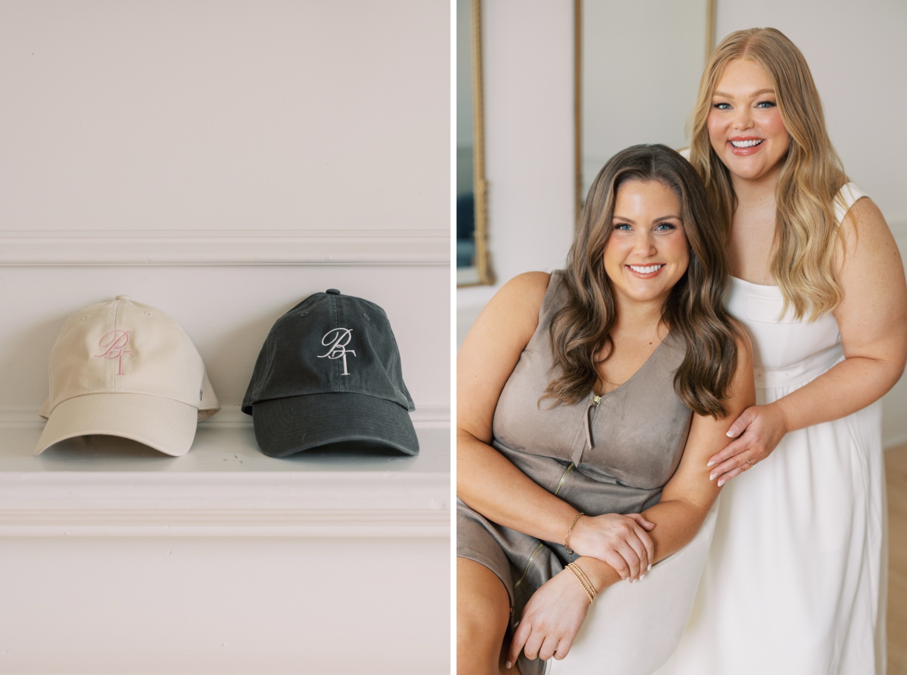 branded ball caps with The Beauty Tribe logo