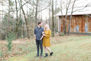 relaxed country North Corner Haven engagement photos