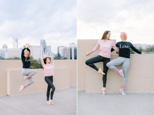 branding portraits in Charlotte NC for two dance teachers