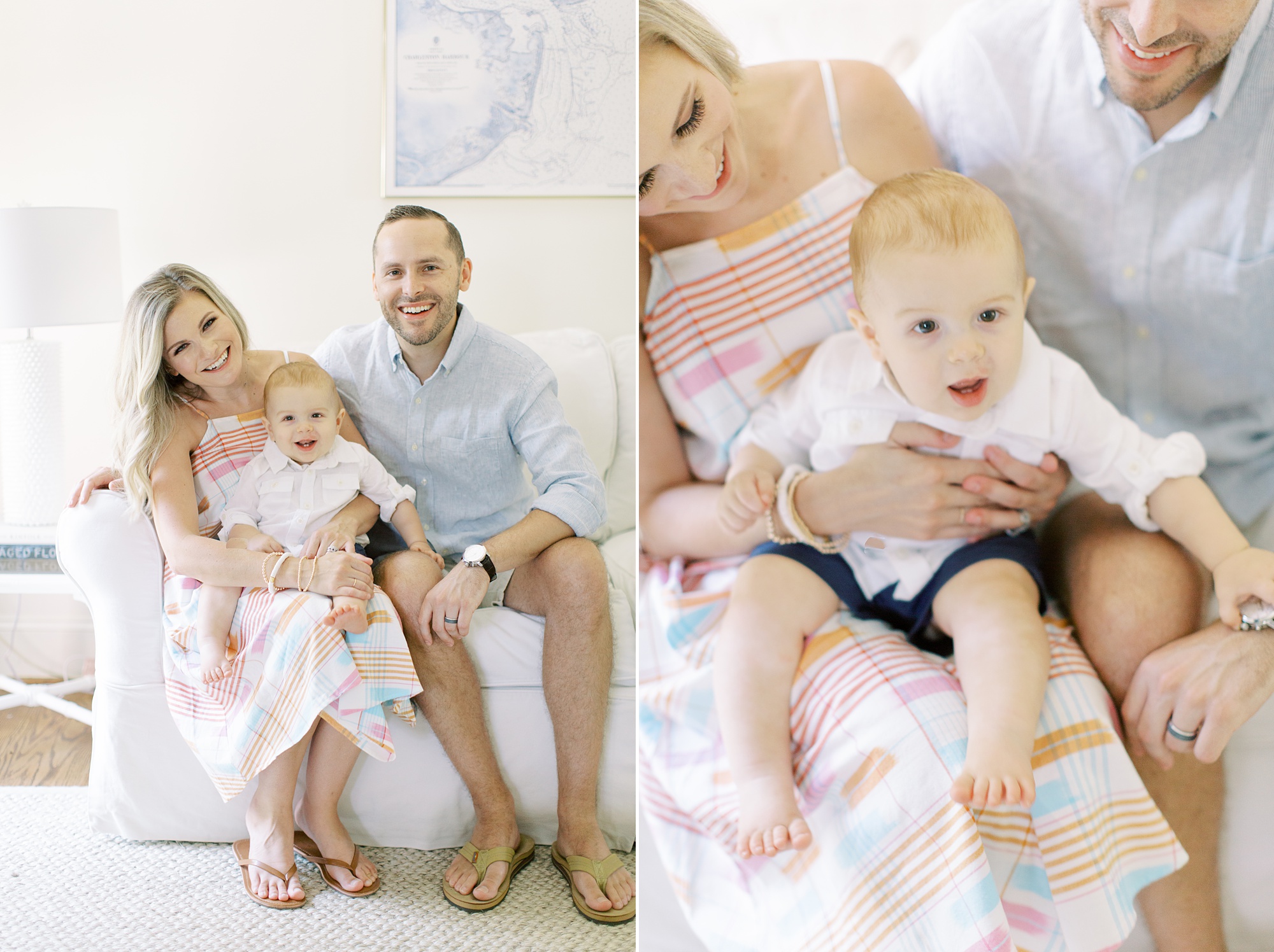 Charlotte Family Session for baby boy's first birthday