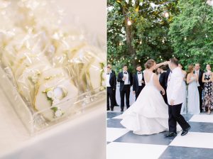 VanLandingham Estate wedding reception details during bride and groom's dance