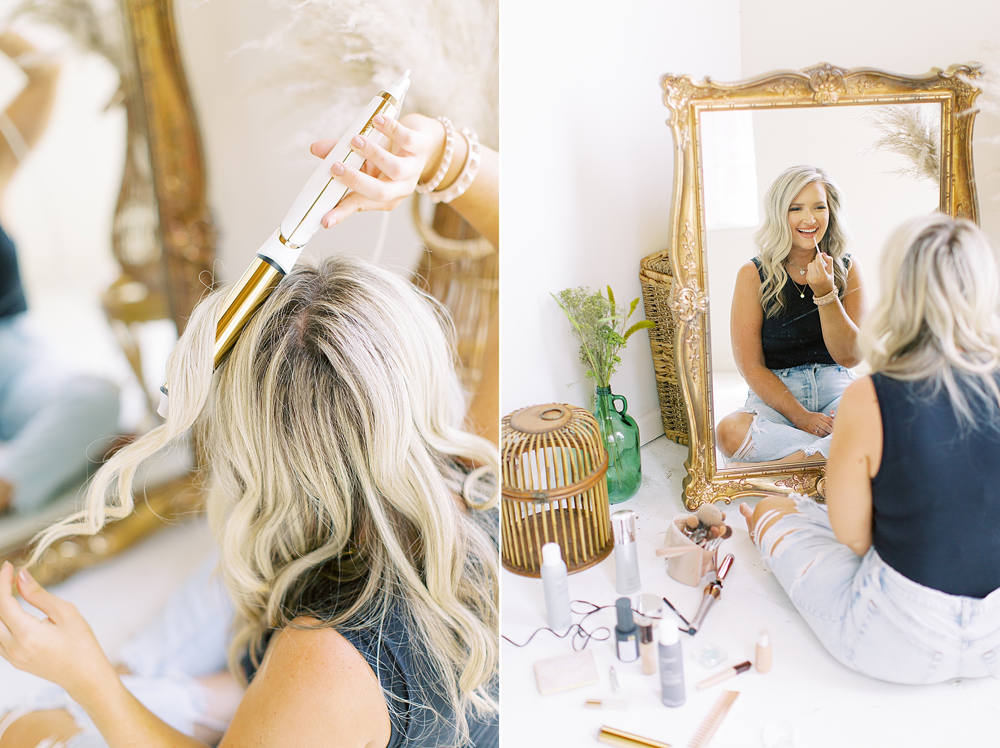 Charlotte branding session for makeup and hair artist